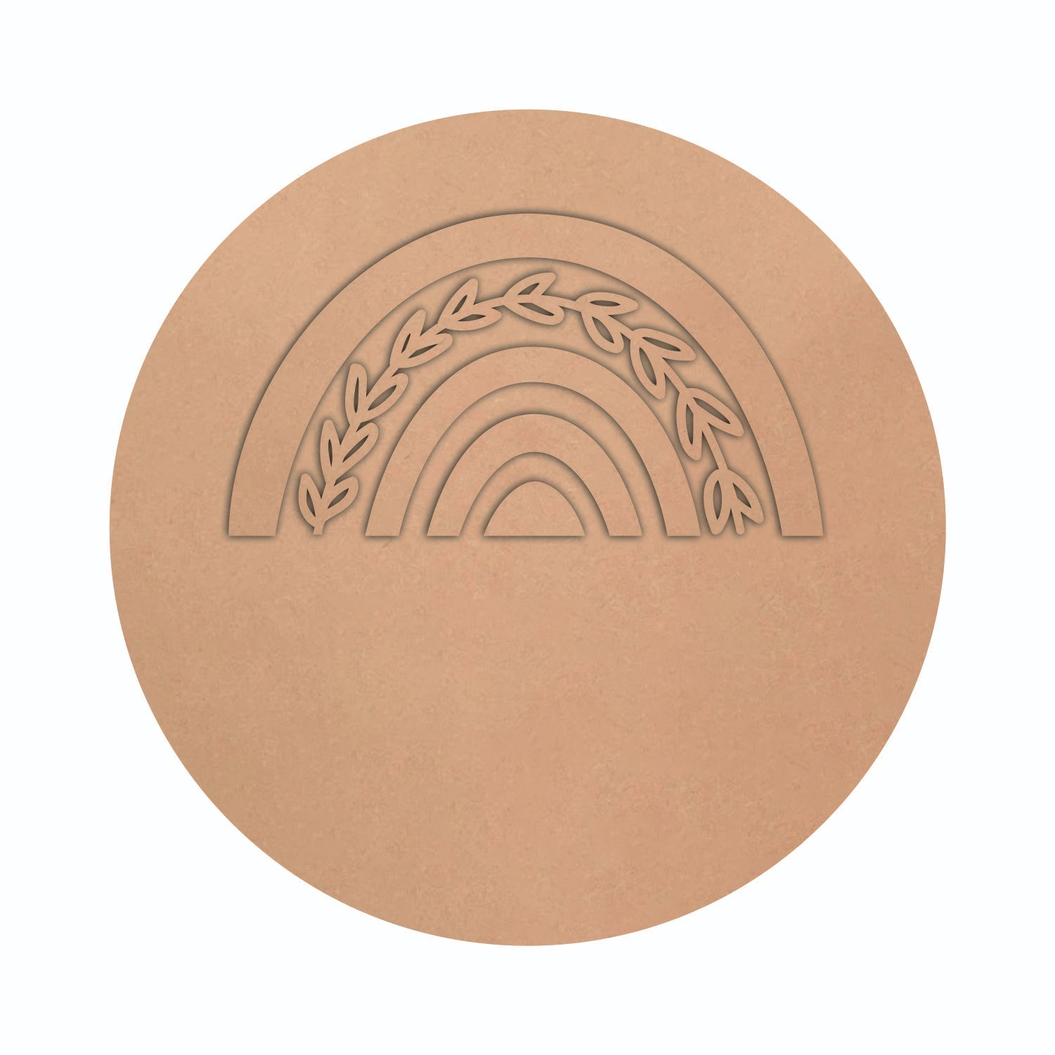 Rainbow MDF Name sign