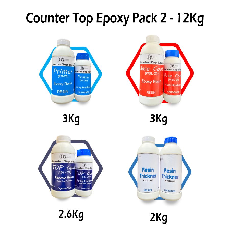 Counter Top Epoxy Startup Pack - 2 (12 kg)