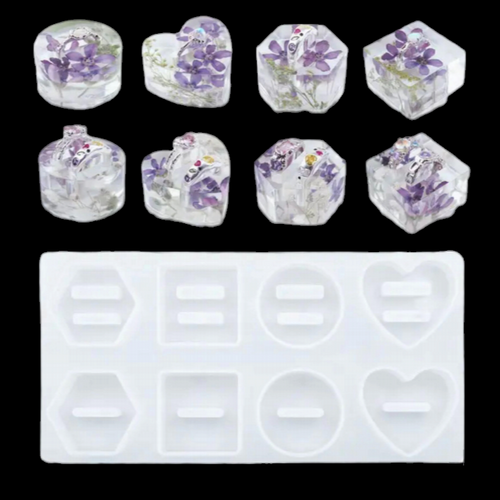 8 Cavity  Ring Holder Mold [imported]