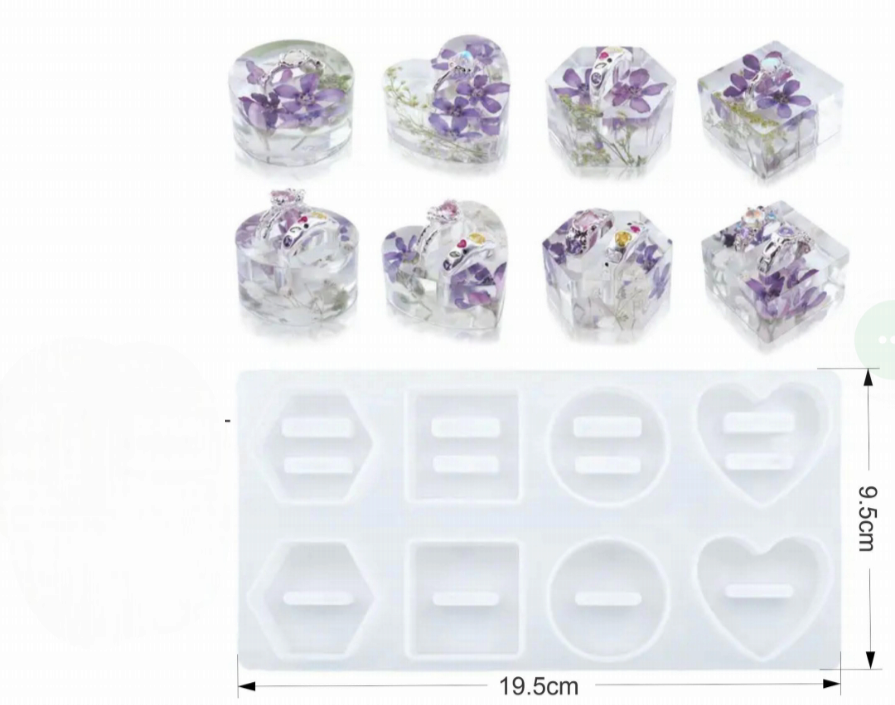 8 Cavity  Ring Holder Mold [imported]