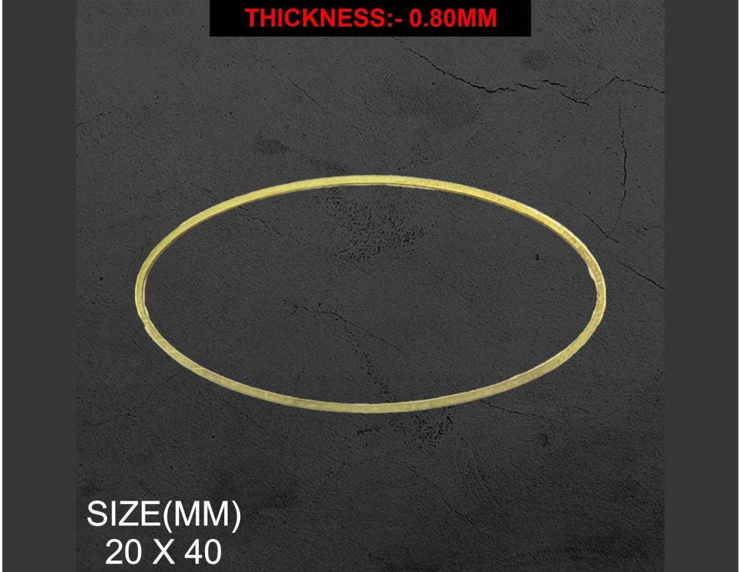 Oval Bezzel Frame (10 pcs in a pack)