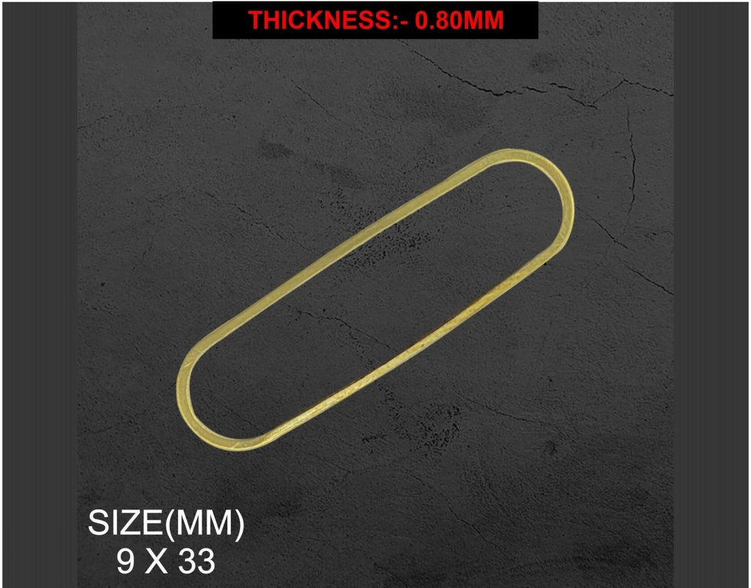 Oval Bezzel Frame (10 pcs in a pack)