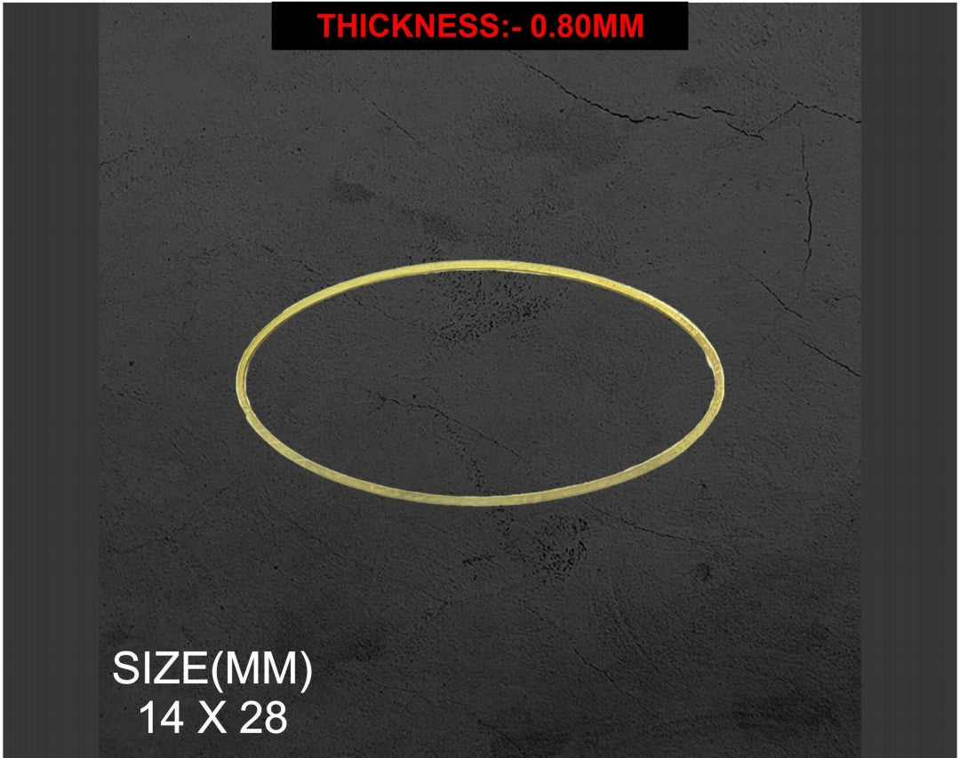 Oval Bezzel Frame (10 pcs in a pack)