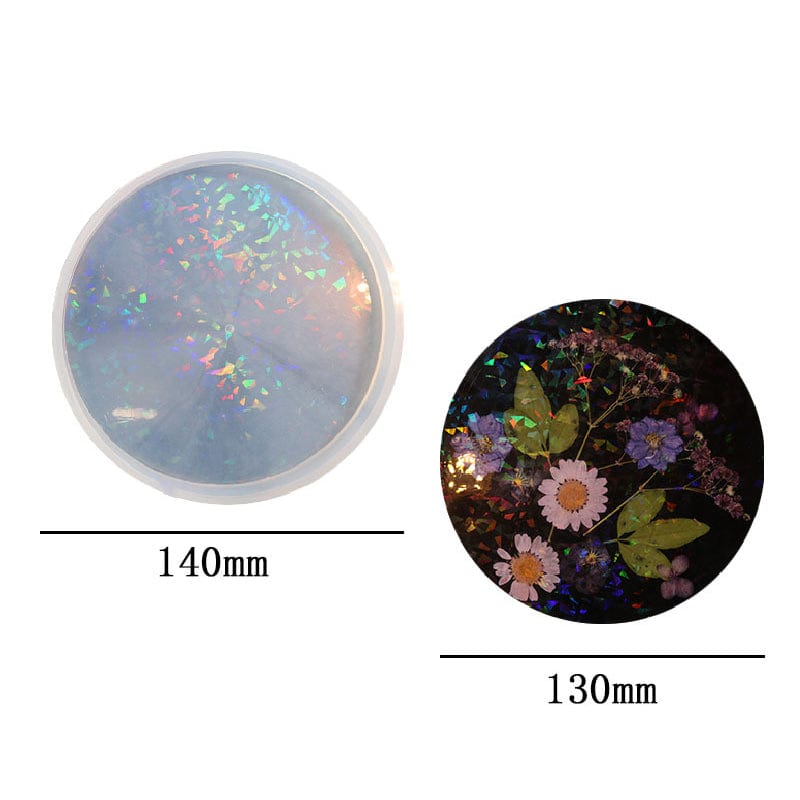 Holographic Round Coaster Mold [IMPORTED]