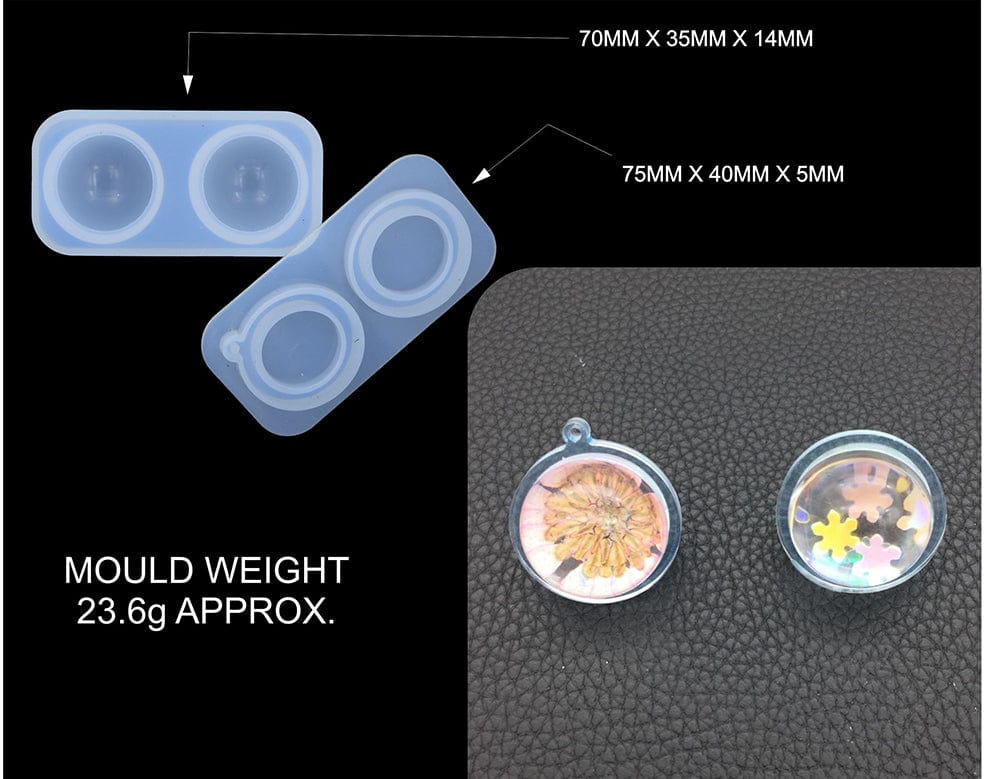 MINI SPHERE BALL SHAPE PENDANT MOULD(IMPORTED)